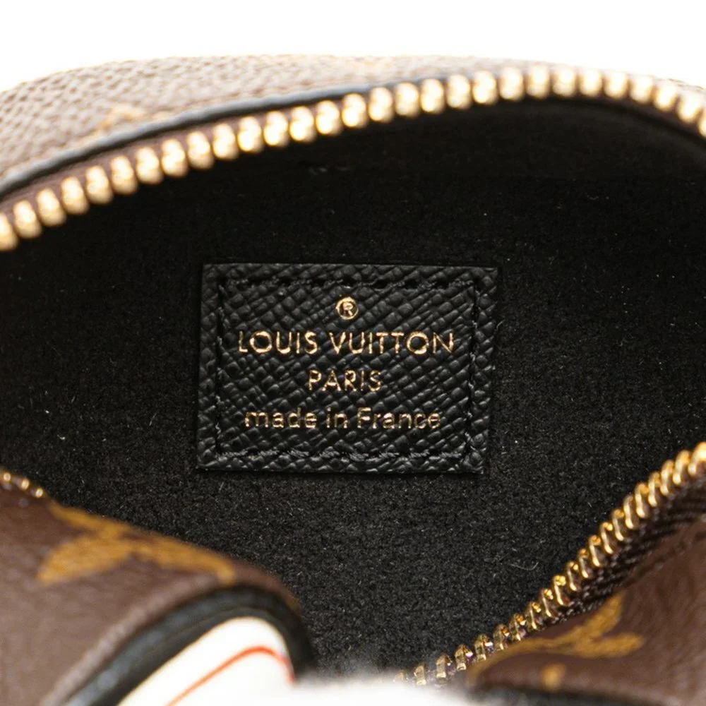 LOUIS VUITTON Authentic Brown Monogram Leather Pouch